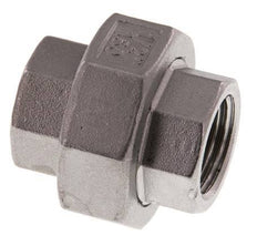 Rechte Koppeling Rp1/2'' Binnendraad RVS Vlakke Afdichting PTFE 16bar