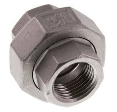 Rechte Koppeling Rp1/2'' Binnendraad RVS Vlakke Afdichting PTFE 16bar