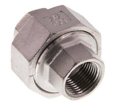 Rechte Koppeling Rp3/8 '' Binnendraad RVS Vlakke Afdichting PTFE 16bar