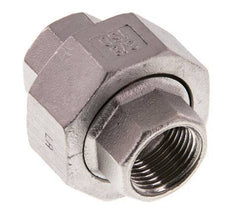 Rechte Koppeling Rp3/8 '' Binnendraad RVS Vlakke Afdichting PTFE 16bar