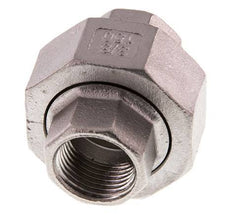Rechte Koppeling Rp3/8 '' Binnendraad RVS Vlakke Afdichting PTFE 16bar