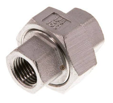 Rechte Koppeling Rp1/4'' Binnendraad RVS Vlakke Afdichting PTFE 16bar
