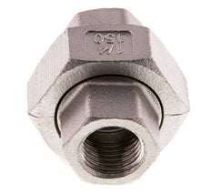 Rechte Koppeling Rp1/4'' Binnendraad RVS Vlakke Afdichting PTFE 16bar