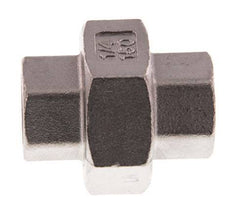 Rechte Koppeling Rp1/4'' Binnendraad RVS Vlakke Afdichting PTFE 16bar
