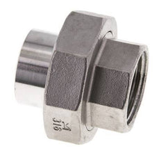 Rechte Koppeling Rp1'' Binnendraad X 33.7mm Laseind RVS Conische Afdichting 16bar