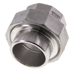 Rechte Aansluiting Rp1 1/4'' Binnendraad X 42.4mm Laseinde RVS Conische Afdichting 16bar