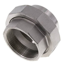 Rechte Koppeling Rp2'' Binnendraad X 60.3mm Laseind RVS Conische Afdichting 16bar