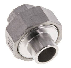Rechte Koppeling Rp3/8 '' Binnendraad X 17.2mm Laseind RVS Conische Verbinding 16bar