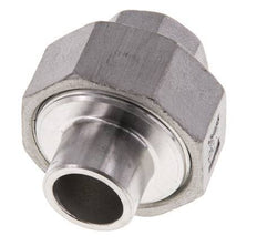 Rechte Koppeling Rp3/8 '' Binnendraad X 17.2mm Laseind RVS Conische Verbinding 16bar