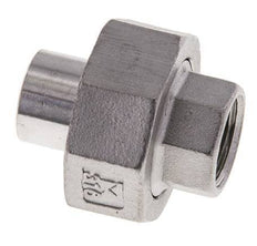 Rechte Koppeling Rp3/8 '' Binnendraad X 17.2mm Laseind RVS Conische Verbinding 16bar