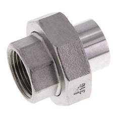 Rechte Koppeling Rp3/4 '' Binnendraad X 26.9mm Laseind RVS Conische Verbinding 16bar