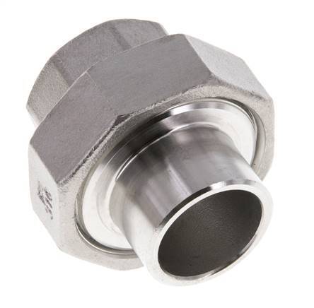 Rechte Koppeling Rp3/4 '' Binnendraad X 26.9mm Laseind RVS Conische Verbinding 16bar