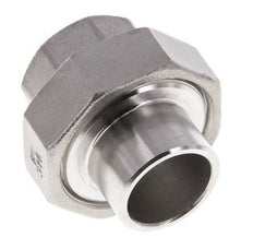 Rechte Koppeling Rp3/4 '' Binnendraad X 26.9mm Laseind RVS Conische Verbinding 16bar
