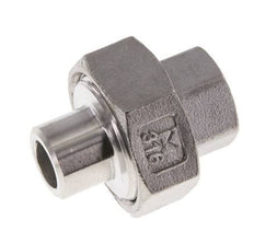 Rechte Koppeling Rp1/4 '' Binnendraad X 13.5mm Laseind RVS Conische Afdichting 16bar