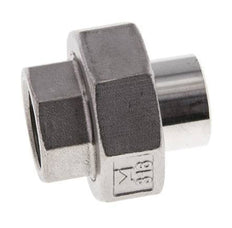 Rechte Koppeling Rp1/2'' Binnendraad X 21.3mm Laseind RVS Conische Verbinding 16bar