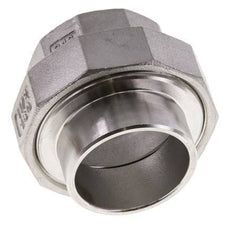 Rechte Aansluiting Rp1 1/2'' Binnendraad X 48.3mm Laseinde RVS Conische Afdichting 16bar