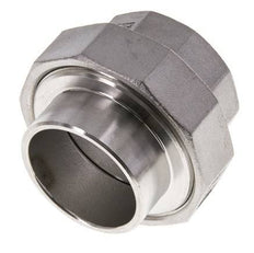 Rechte Aansluiting Rp1 1/2'' Binnendraad X 48.3mm Laseinde RVS Conische Afdichting 16bar
