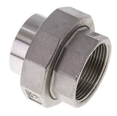 Rechte Aansluiting Rp1 1/2'' Binnendraad X 48.3mm Laseinde RVS Conische Afdichting 16bar