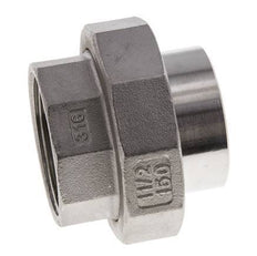 Rechte Aansluiting Rp1 1/2'' Binnendraad X 48.3mm Laseinde RVS Conische Afdichting 16bar