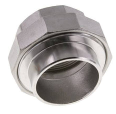 Rechte Koppeling Rp2 '' Binnendraad X 60.3mm Laseind RVS Vlakke Afdichting PTFE 150bar