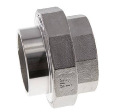Rechte Koppeling Rp2 '' Binnendraad X 60.3mm Laseind RVS Vlakke Afdichting PTFE 150bar