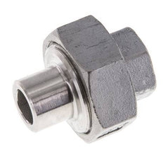 Rechte Koppeling Rp1/4 '' Binnendraad X 13.5mm Laseind RVS Vlakke Afdichting PTFE 150bar