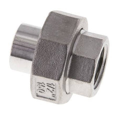 Rechte Koppeling Rp1/2 '' Binnendraad X 21.3mm Laseind RVS Vlakke Afdichting PTFE 150bar
