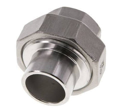 Rechte Koppeling Rp3/4 '' Binnendraad X 26.9mm Laseind RVS Vlakke Afdichting PTFE 150bar