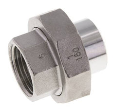 Rechte Koppeling Rp1'' Binnendraad X 33.7mm Laseind RVS Vlakke Afdichting PTFE 150bar