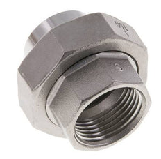 Rechte Koppeling Rp1'' Binnendraad X 33.7mm Laseind RVS Vlakke Afdichting PTFE 150bar