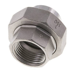 Rechte Koppeling Rp1'' Binnendraad X 33.7mm Laseind RVS Vlakke Afdichting PTFE 150bar