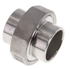 Rechte Koppeling 42.4mm Laseinde RVS Conische Afdichting 16bar