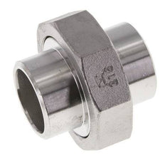 Rechte Koppeling 33.7mm Laseinde RVS Conische Afdichting 16bar