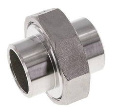 Rechte Koppeling 33.7mm Laseinde RVS Conische Afdichting 16bar