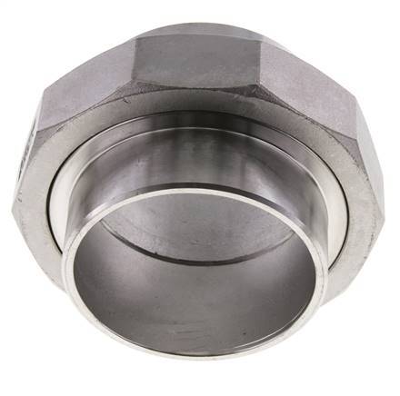 Rechte Koppeling 88.9mm Laseinde RVS Conische Afdichting 16bar