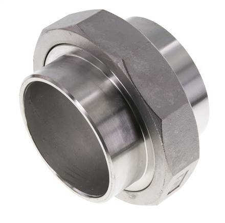 Rechte Koppeling 88.9mm Laseinde RVS Conische Afdichting 16bar