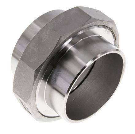 Rechte Koppeling 88.9mm Laseinde RVS Conische Afdichting 16bar