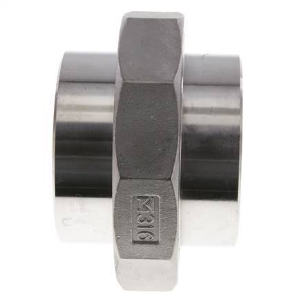 Rechte Koppeling 88.9mm Laseinde RVS Conische Afdichting 16bar