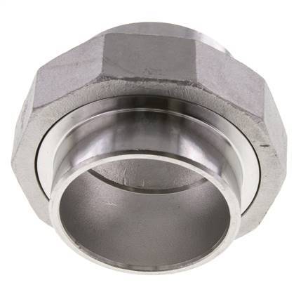 Rechte Koppeling 60.3mm Laseinde RVS Conische Afdichting 16bar
