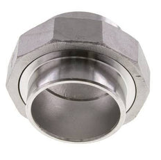 Rechte Koppeling 60.3mm Laseinde RVS Conische Afdichting 16bar