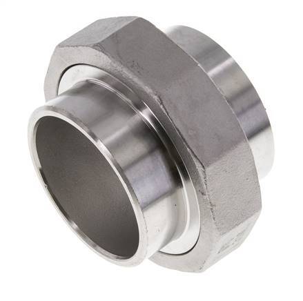 Rechte Koppeling 60.3mm Laseinde RVS Conische Afdichting 16bar