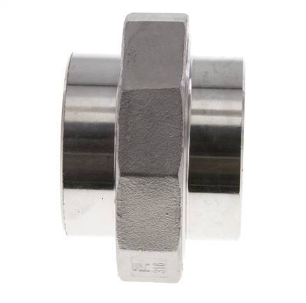 Rechte Koppeling 60.3mm Laseinde RVS Conische Afdichting 16bar