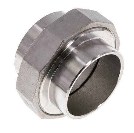 Rechte Koppeling 60.3mm Laseinde RVS Conische Afdichting 16bar