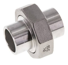 Rechte Koppeling 26.9mm Laseinde RVS Conische Afdichting 16bar