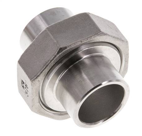 Rechte Koppeling 26.9mm Laseinde RVS Conische Afdichting 16bar
