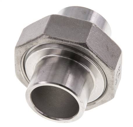 Rechte Koppeling 26.9mm Laseinde RVS Conische Afdichting 16bar