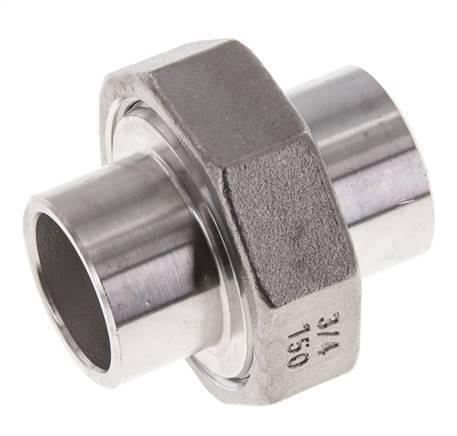 Rechte Koppeling 26.9mm Laseinde RVS Conische Afdichting 16bar