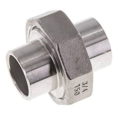 Rechte Koppeling 26.9mm Laseinde RVS Conische Afdichting 16bar