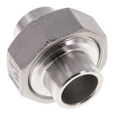 Rechte Koppeling 21.3mm Laseinde RVS Conische Afdichting 16bar