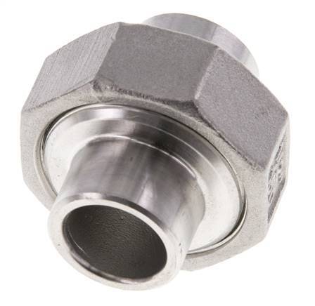 Rechte Koppeling 21.3mm Laseinde RVS Conische Afdichting 16bar